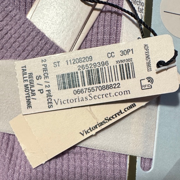 Victoria's Secret Lavender Glow Waffle Henley Jogger Set - Picture 5 of 5